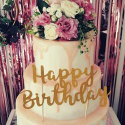 70th Birthday - Rose Gold