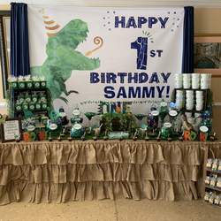 Sammy's Dinosaur 1st bday  - "Dinosaurs" 
