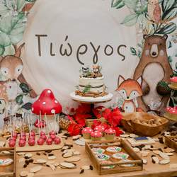 Christening Candy bar - Woodland