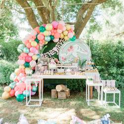 Jenevieve's 4th Birthday - Pink & Gold Jurassic World Dinosaur Party