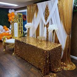 Birthday Swag - Gold & White