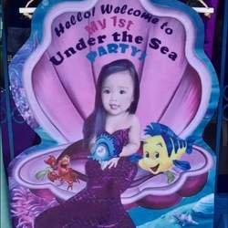 yona's 1st under the sea birthday party - little mermaid