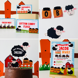 Baa Baa Black Sheep Birthday Party - Baa Baa Black Sheep