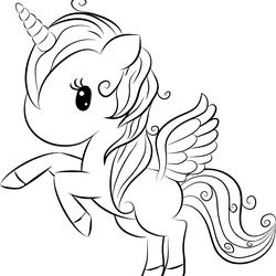 Ausmalbilder Einhörner / Ausmalbilder für Kinder "Ausmalbilder