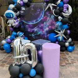 Mahita's Galaxy Themed Awesome Birthday  - Galaxy (Space themed for girls)