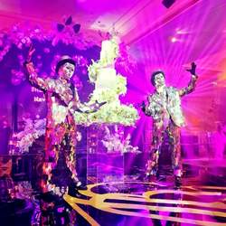 Mirror Men Make are a Hit at London Wedding Reception - Wedding