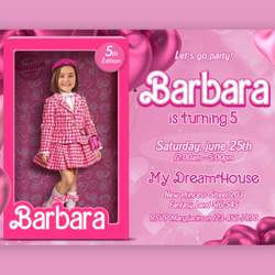 Doll Box Birthday Bash – Printable Kit for Stylish Girls! - Doll Box / Barbie Inspired