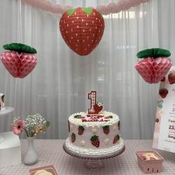 A Very Berry First Birthday  - Strawberry