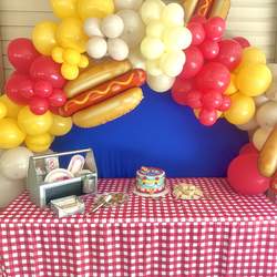 A weenie bit older  - Hot dog cookout 