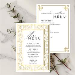 Vintage Regency Elegant Invites or Menus - Vintage / Retro
