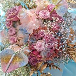 Kristis Stitch party set up - Stitch party theme