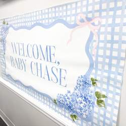 Leighanne’s Baby Shower  - Hydrangeas, baby blues, with hints of pink 
