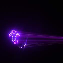 Neon Galaxy Laser House Party - Neon Galaxy and Space