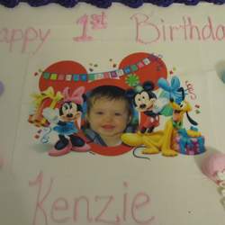 Kenzies first birthday - Mickey Mouse/Minnie mouse