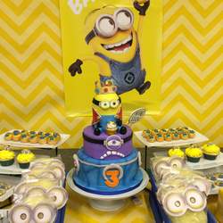 Luca's 3rd Birthday Minion Bash - Dispicable Me, Minion, Bananas
