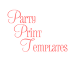 Party Print Templates