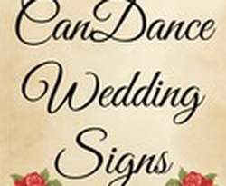 CanDance Wedding Signs