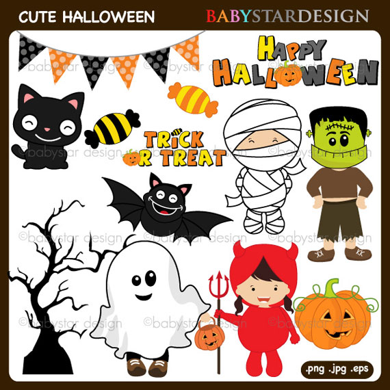 CUTE HALLOWEEN CLIPART Cute-halloween-clipart-570