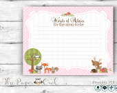 Woodland-baby-shower-advice-card-170