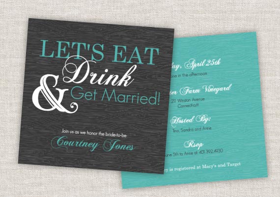 Eat Drink and Get Married Bridal Shower Invite Eat-drink-get-married-bridal-shower-invite-570