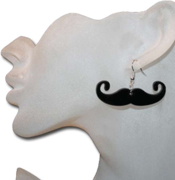 Mustache earrings Mustache-earrings-570